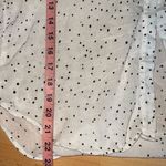 Bella Dahl Casual Long Sleeve Button Down Polka Dot Hipster Shirt size Medium Photo 6