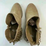American Eagle  Boots Brown Tan‎ Suede Fringed Side Zip Womens Size 9.5 Photo 6