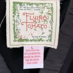 Flying Tomato  Black Embroidered Sleeveless Dress L Photo 5