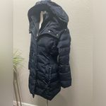 Cole Haan New!  Taffeta Down Coat With Bib Front and Dramatic‎ Hood Sz S $298 Photo 5
