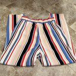 EXPRESS NEW  High Rise Vertical Stripe Paper bag Waist Ankle Pants Pull On XS Photo 4