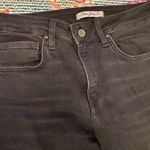 Mavi Tess Black Jeans Fringe Bottom Size 26 Photo 3