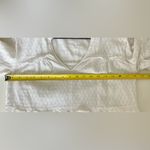 Anthropologie  Maeve Angela White Ruffled Peasant Blouse XS Photo 3