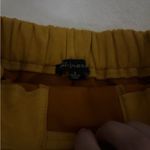 Shinestar  Yellow Lace-Up Mini Skirt Photo 1