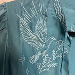 Johnny Was  NWOT Christy Flowy Tie Front Whimsical Embroidered Dress XS Photo 12