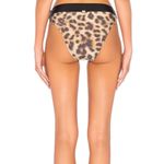 PilyQ NWT Pily Q High Rise High Leg Leopard Cheetah Swim Bikini Bottom- Size Large Photo 1