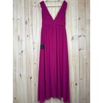 Lulus NWT  Heavenly Hues Magenta Maxi Dress Bridesmaid Gala Wedding Holiday Sz L Photo 2