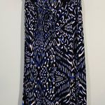 JM Collection Women's Blue Graphics 2 Piece Skirt Set Size M Photo 5