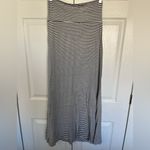 Black and White Striped Maxi Skirt Size M Size M Photo 3