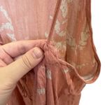 Free People Intimately Rose Pink Floral Maxi Slip Dress Boho Open Back Size S Photo 8