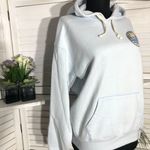 Billabong  oversized cotton beach sweatshirt ocean surf orange blue hooded Sz S Photo 8