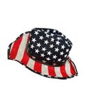 Source Unknown American Flag Cowboy Hat USA Cowgirl Hats for Men and Women Red White and Blue Photo 4