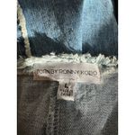 Torn By Ronny Kobo  Denim Dress Size Large Photo 3