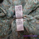 Victoria's Secret New! ruffle babydoll green flowers & metallic thread, size S Photo 13