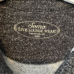 Soma Live Loungewear Vintage Terry Button Front Jacket Gray Photo 70