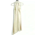 Halston Heritage Halston‎ Heritage Evening Collection Halter Satin Cream Dress Size 0 Photo 6