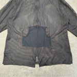 Dotti Women’s Swimwear Coverups Full Zip Hooded Tunic See Through in Black XL Photo 2