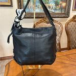 Coach  Soho Black Pebbled Leather Convertible Crossbody Bag. Soft leather Photo 6