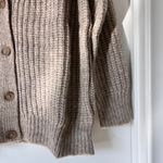 Jenni Kayne Alpaca Cocoon Cardigan Oatmeal XXS Relaxed Fit Luxury Knit NWOT Brown Photo 5