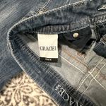 GRACE IN LA Embellished Boot Cut Jeans Size 16 Photo 8