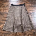 Anthropologie HD in Paris • Anthro Glistened Sweater Skirt high low gold bronze pleated Photo 10