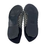 ZARA  Women's Black Mesh Jeweled Rhinestone Round Toe Slip On Ballet Flats Sz 6.5 Photo 3