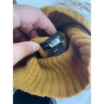 Club Monaco  Sweater Womens Small Nomin Yellow Orange Mock‎ Neck Knit Top Photo 3