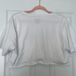 Nasty Gal white guns and roses graphic crop tee Photo 1