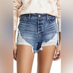 Good American  Bombshell Short in Blue646 Size 4/27 NEW Distressed Denim Shorts Photo 1