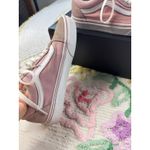 Vans Old Skool Low Top Skate Shoes Pink Suede Canvas Women's Size 8 Casual Photo 2