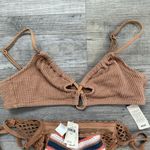 Aerie Crochet Cheekiest Tie Bikini Bottom & Crochet Top Swim Suit Set New NWT Photo 3