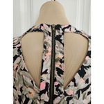 Collective Concepts Vibrant Floral Sheath Mini Dress Back Cut Outs Sz S Photo 6