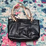 Michael Kors  Jet Set East West Black Leather Shoulder Bag Photo 5