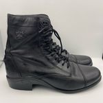 Ariat  leather lace-up black boots women’s Size 8B Photo 3