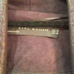 ZARA Shiny Material Black Vest Size Small Photo 2