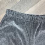 Bill Blass Sport Velour Straight Leg Pull On Track Pants Grey Large Gray Photo 3