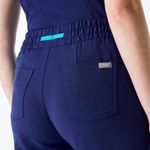 FIGS High Waisted Uman Relaxed Jogger Scrub Pants in Sapphire, Size Large Photo 4