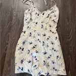 Abercrombie & Fitch A&F Blue and White Floral Romper Photo 0