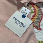 Arizona Jeans Arizona Jean Co large cropped pink withered rose long sleeve ruffle shoulder nwt Photo 6
