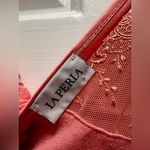 La Perla  Babydoll Chemise Lace Modal Peach Pink Stretchy Size M Photo 4