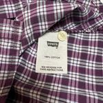 Levi's Women's Plaid Button Up Shirt Size Medium Western Casual Rodeo Multicolor Photo 6