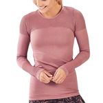 Fabletics  Shirt‎ Womens Medium Dusty Pink Musetta Top Gym Workout Athleisure Photo 6