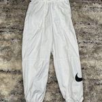 Nike  Woven Swoosh Pant Women's White/Black Small S Photo 0