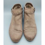 Life Stride Size 8.5M Side Zip Ankle Boots Block Heel Booties Brown Memory Foam Photo 1