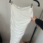 Naked Wardrobe  White Ruched Skirt Photo 3