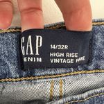 Gap  Denim Size 14 32 High Rise Vintage Flare Jeans Medium Sonoma Wash Stretch Photo 7