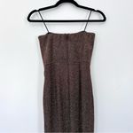 Dress the Population Claire Shimmer Strapless Midi Dress XS NWOT Photo 3