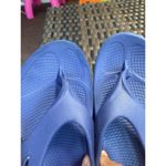 Oofos sandals, women’s size 11 Blue Photo 1