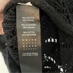 White House | Black Market NEW WHBM 3/4 Sleeve Open Knit Embellished Beaded Tunic Sweater Top Size Medium Photo 7