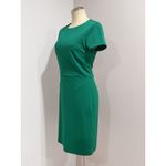 Ann Taylor  Women's Green Short Sleeve Stretch Sheath Dress Size 6 Photo 1